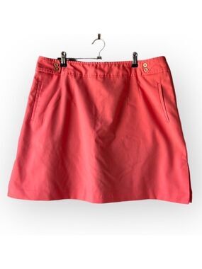 Vintage SPORT HALEY Coral Golf Skort with Pockets Size 14